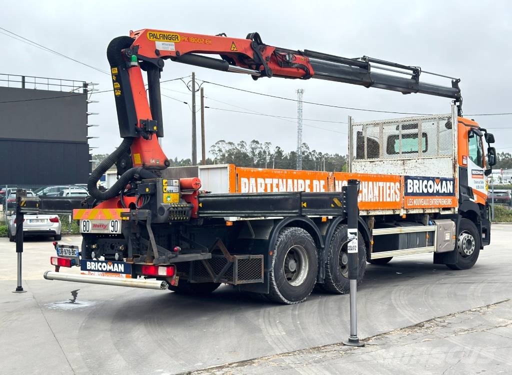 Renault C 380 + Palfinger PK 18002 EH Caminhões de mesa/dropside