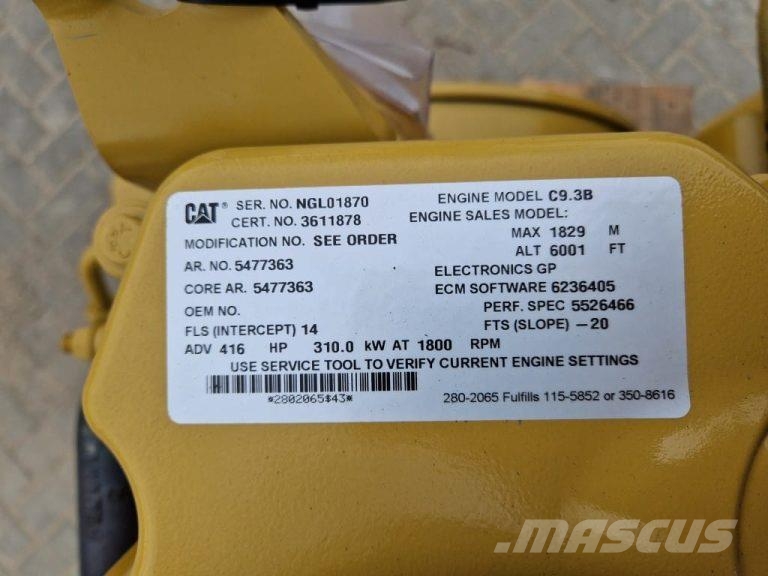 CAT C9.3B - Unused - 415 HP - 547-7363 Двигатели