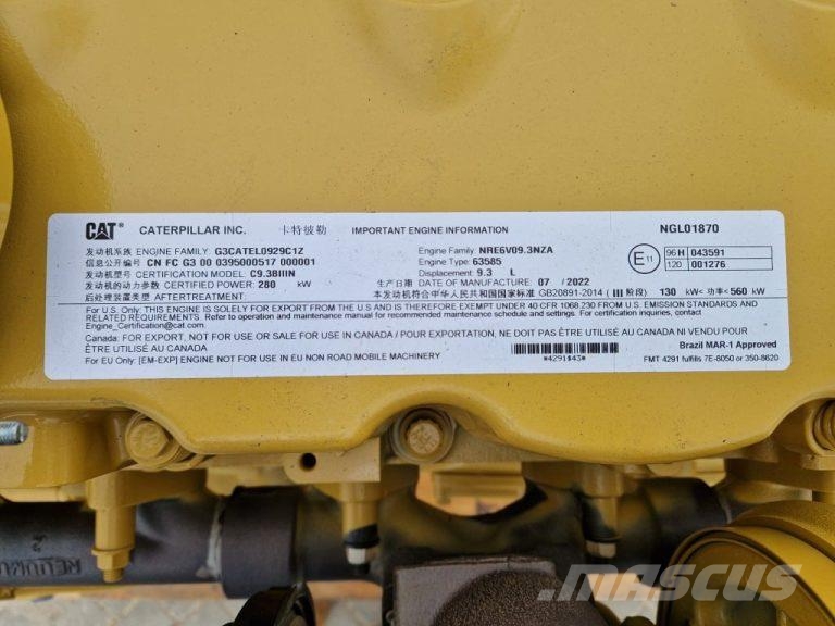 CAT C9.3B - Unused - 415 HP - 547-7363 Двигатели