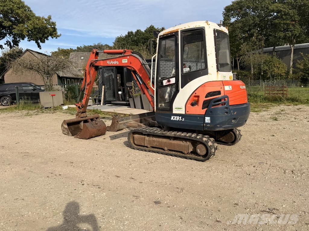 Kubota KX91 KX91-3 Mini ekskavatörler, 7 tona dek