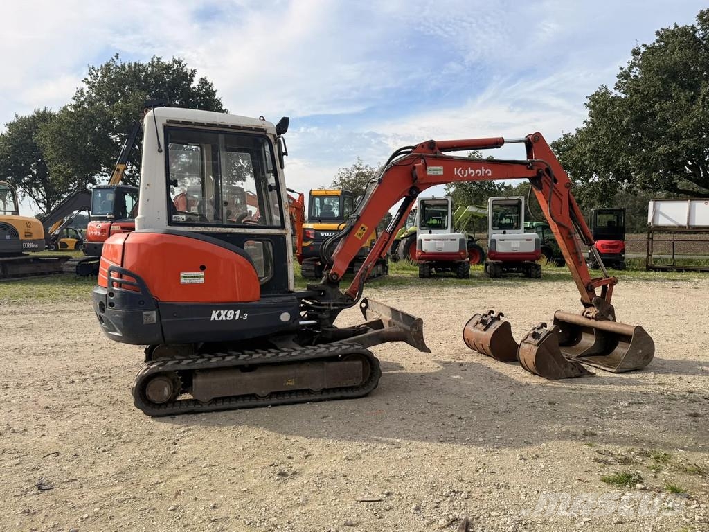 Kubota KX91 KX91-3 Mini ekskavatörler, 7 tona dek