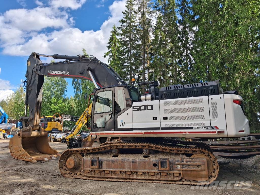 CAT 352 tai Hidromek HMK 500 LCHD H4 paino 54tn حفارات زحافة