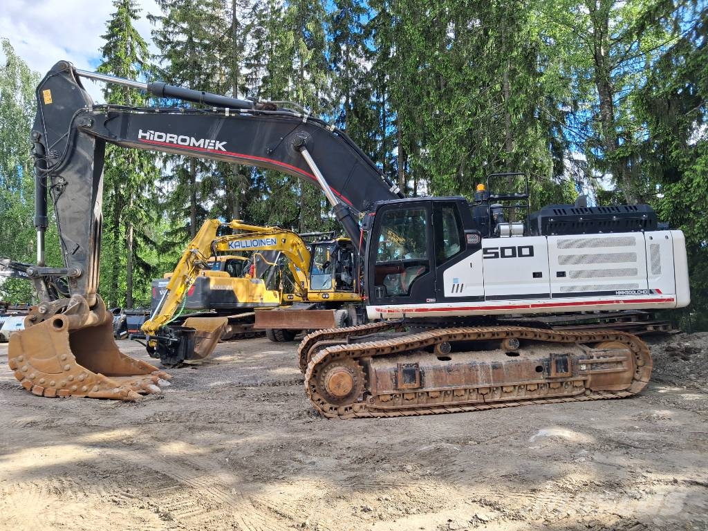 CAT 352 tai Hidromek HMK 500 LCHD H4 paino 54tn حفارات زحافة