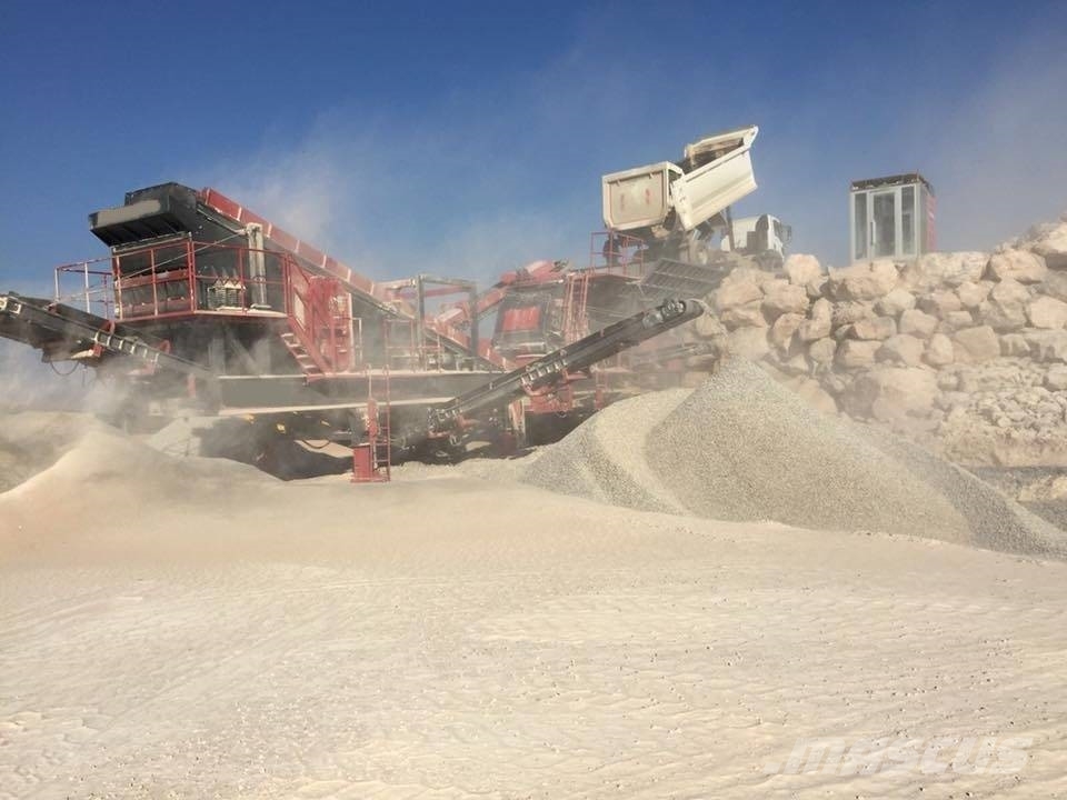 Constmach Mobile Limestone Crushing Plant 150-200 TPH Mobil törőgépek