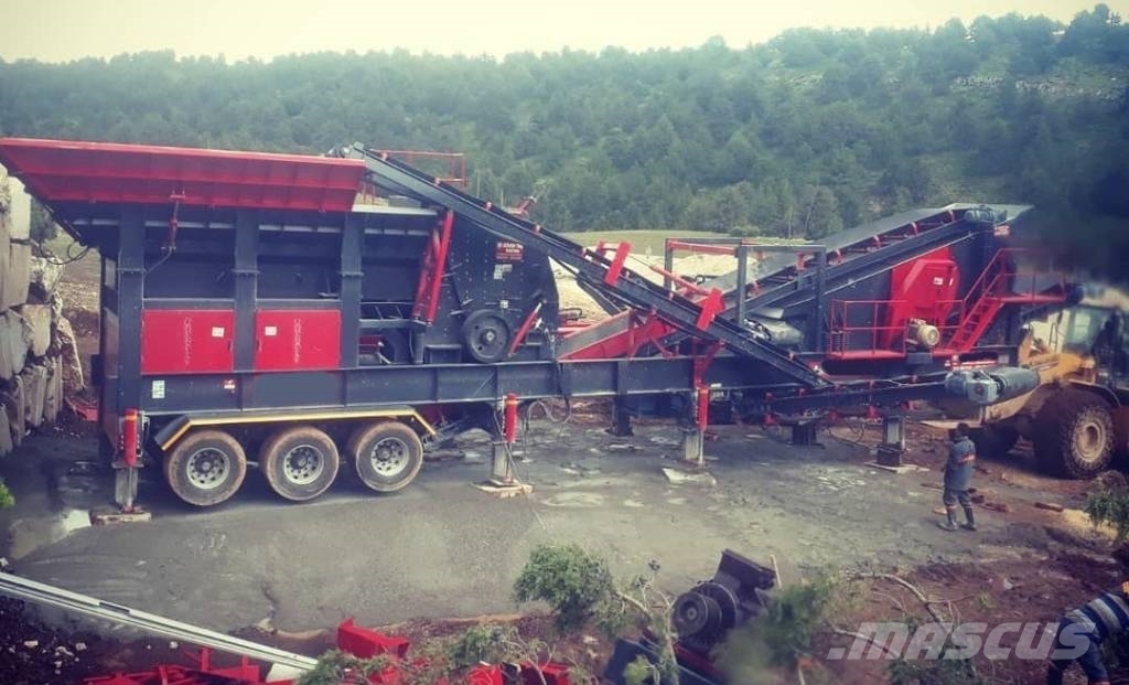 Constmach Mobile Limestone Crushing Plant 150-200 TPH Mobil törőgépek