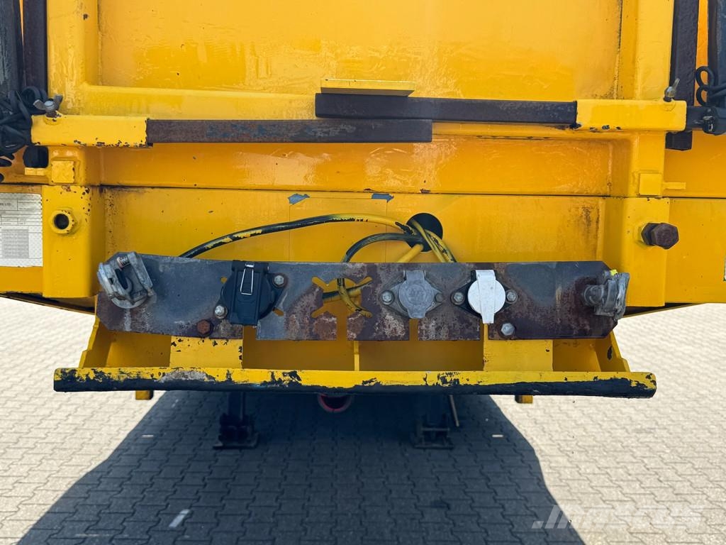 Broshuis Semi Dieplader 6 mtr uitschuifbaar / stuur-as / li نصف مقطورة مسطحة منخفضة
