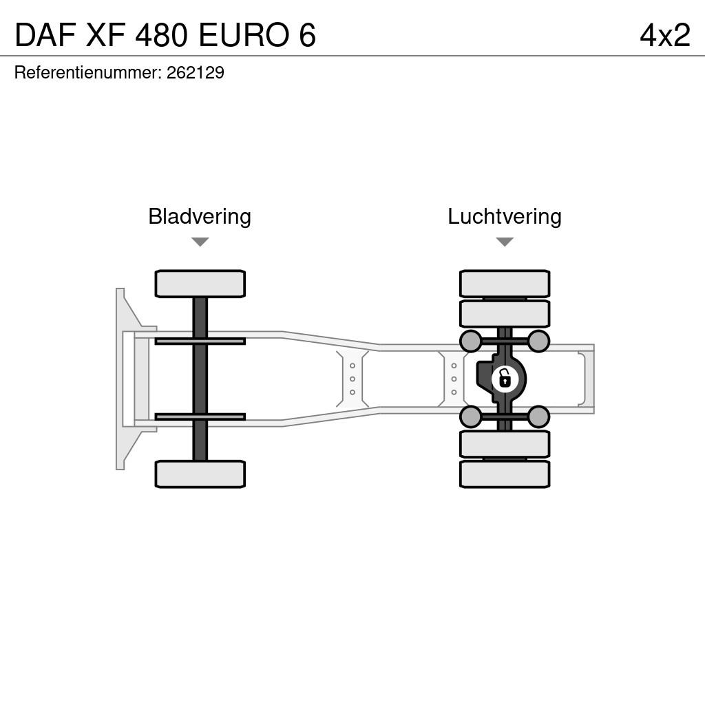 DAF XF 480 EURO 6 트랙터 유닛