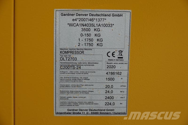 Compair C 200 TS - 24 コンプレッサー