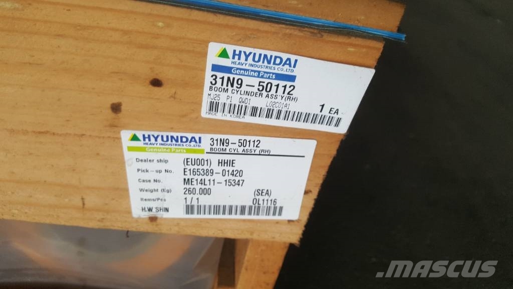 Hyundai Boom Cylinder RH - Robex 320 LC-7, 31N9-50112 Гидравлическая система