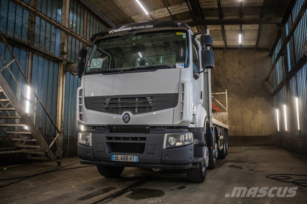 Renault KERAX 380DXI-8x4+PK18TM/3EXT 平板式/側卸式卡車