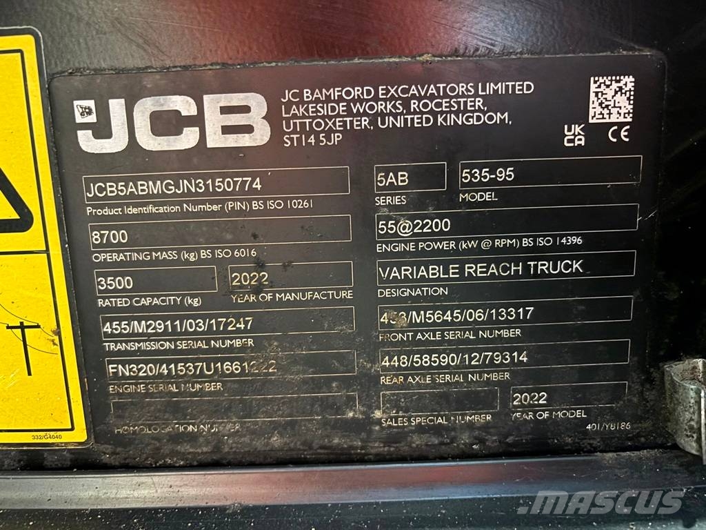JCB 535-95 Teleskoplader