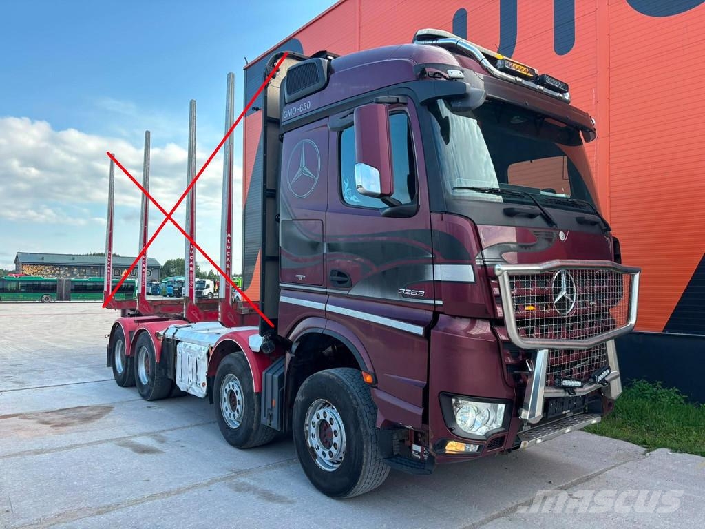 Mercedes-Benz Arocs 3263 8x4 FOR SALE AS CHASSIS / FULL STEEL Nákladné vozidlá bez nadstavby