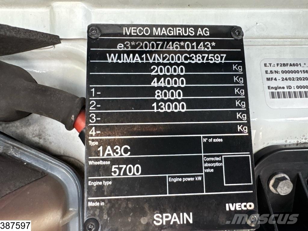 Iveco Stralis 330 CNG CNG, EURO 6, Retarder, Manual Hűtős