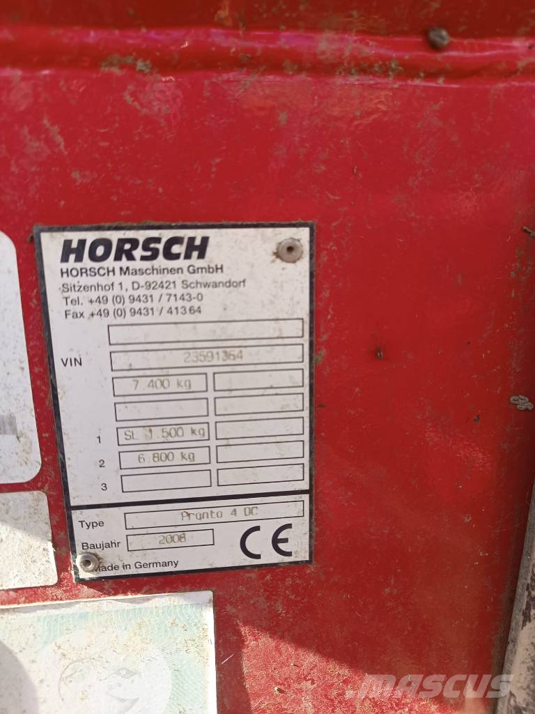 Horsch Pronto 4 DC Sējmašīnas