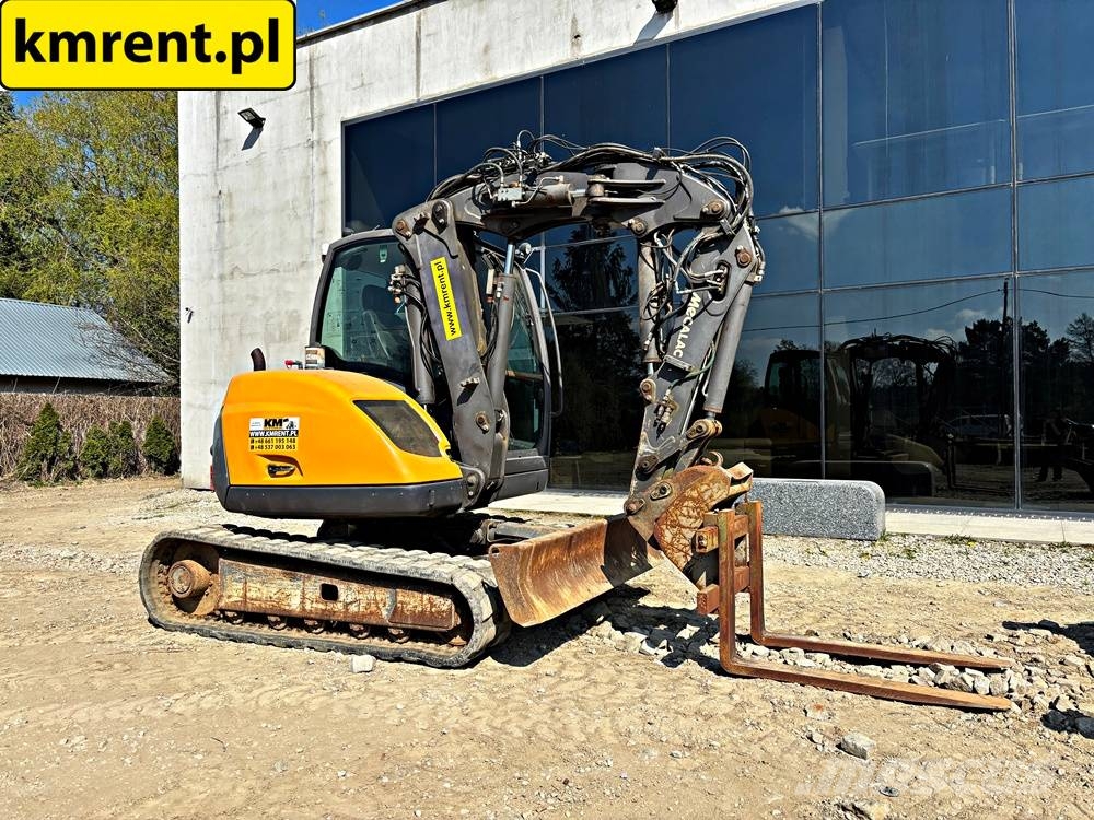 Mecalac 6 MCR MINI-KOPARKA 2014R. MTH: 2887! | 8 MCR JCB 8 Minigraafmachines < 7t
