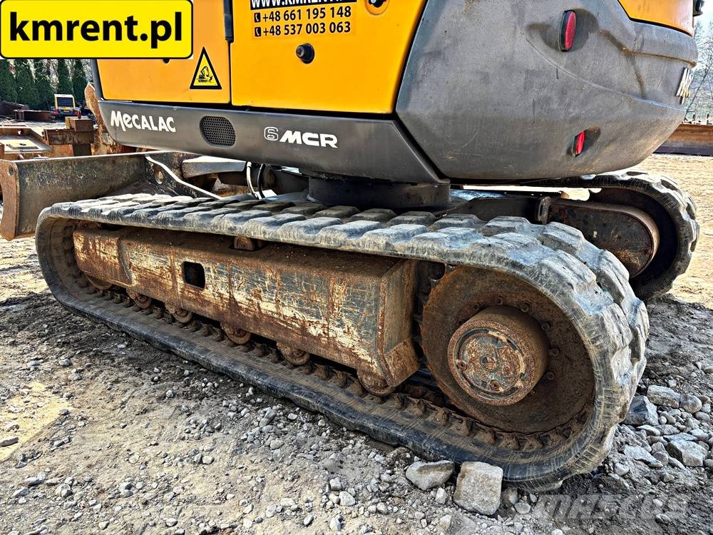 Mecalac 6 MCR MINI-KOPARKA 2014R. MTH: 2887! | 8 MCR JCB 8 Minigraafmachines < 7t