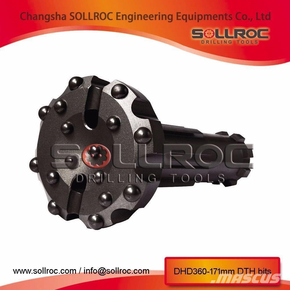 Sollroc DTH bit DHD360, COP64, M60, SD6, QL60 Комплектуючі і запасні частини для бурових установок