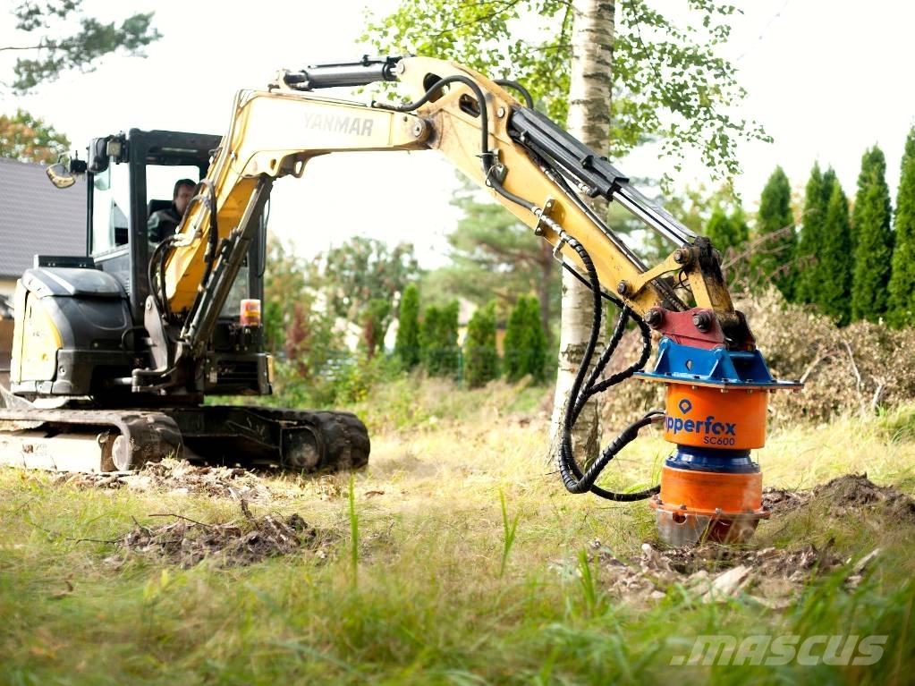 Dipperfox Baumstumpffräse SC600 - 60 Stümpfe pro Boomstronkfrees