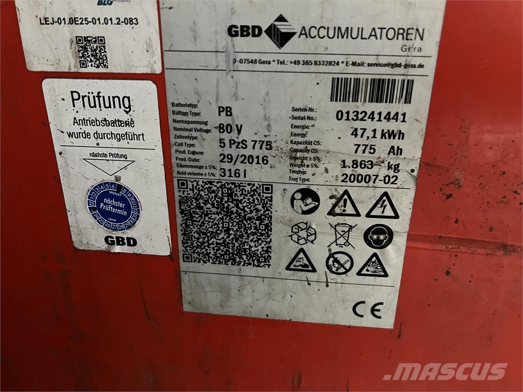 Linde E 25HL-01-600 شاحنات ذات رافعات شوكية تعمل بالكهرباء