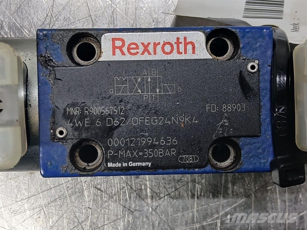Rexroth 4WE6D62/OFEG24N9K4-R900567512-NG6 4/3 Valve 24V هيدروليات
