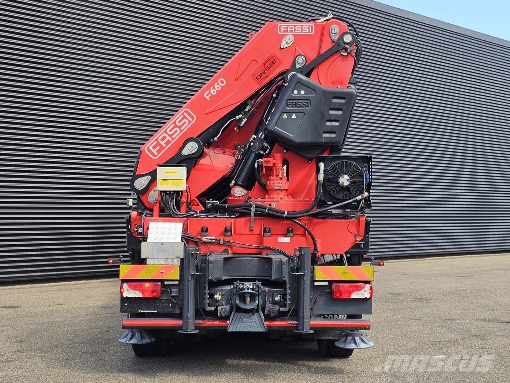 Scania G450 8x4 / RETARDER / FASSI F660 CRANE / KRAN / GR 其他貨車