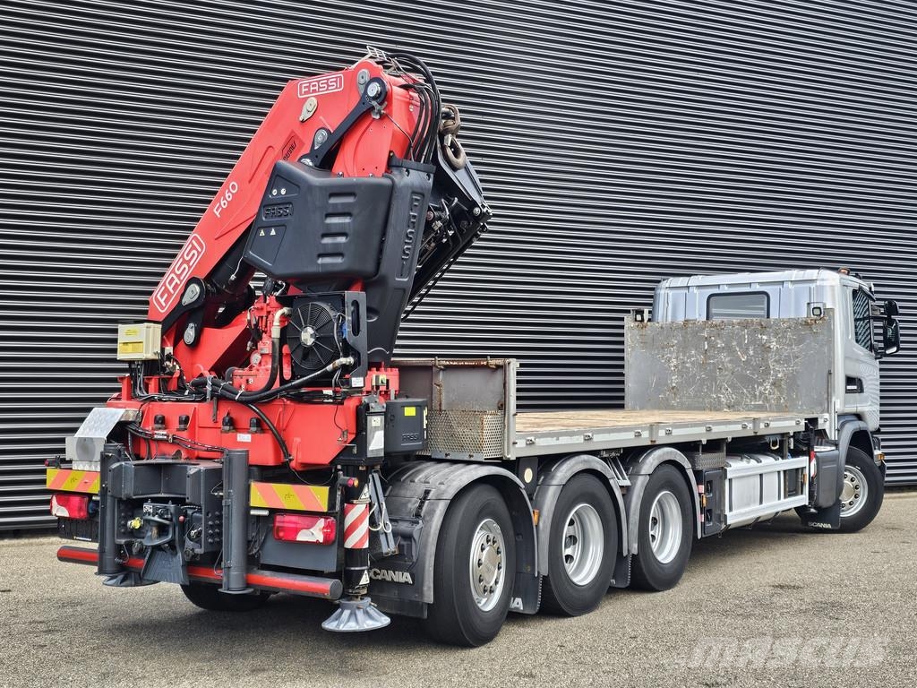 Scania G450 8x4 / RETARDER / FASSI F660 CRANE / KRAN / GR 其他貨車