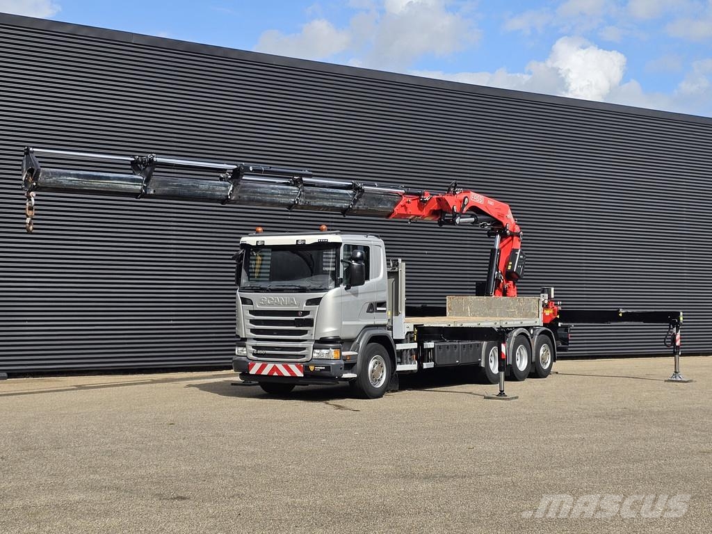 Scania G450 8x4 / RETARDER / FASSI F660 CRANE / KRAN / GR 其他貨車