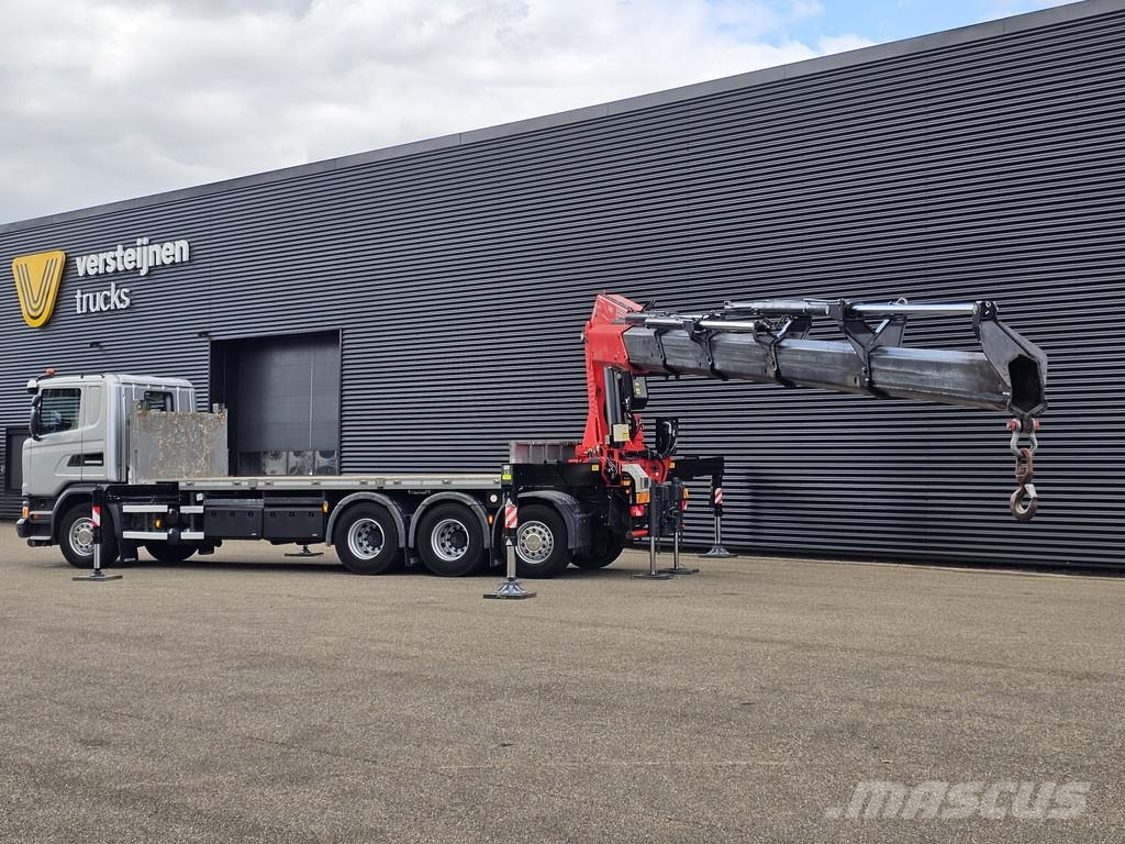 Scania G450 8x4 / RETARDER / FASSI F660 CRANE / KRAN / GR Автомобильные краны