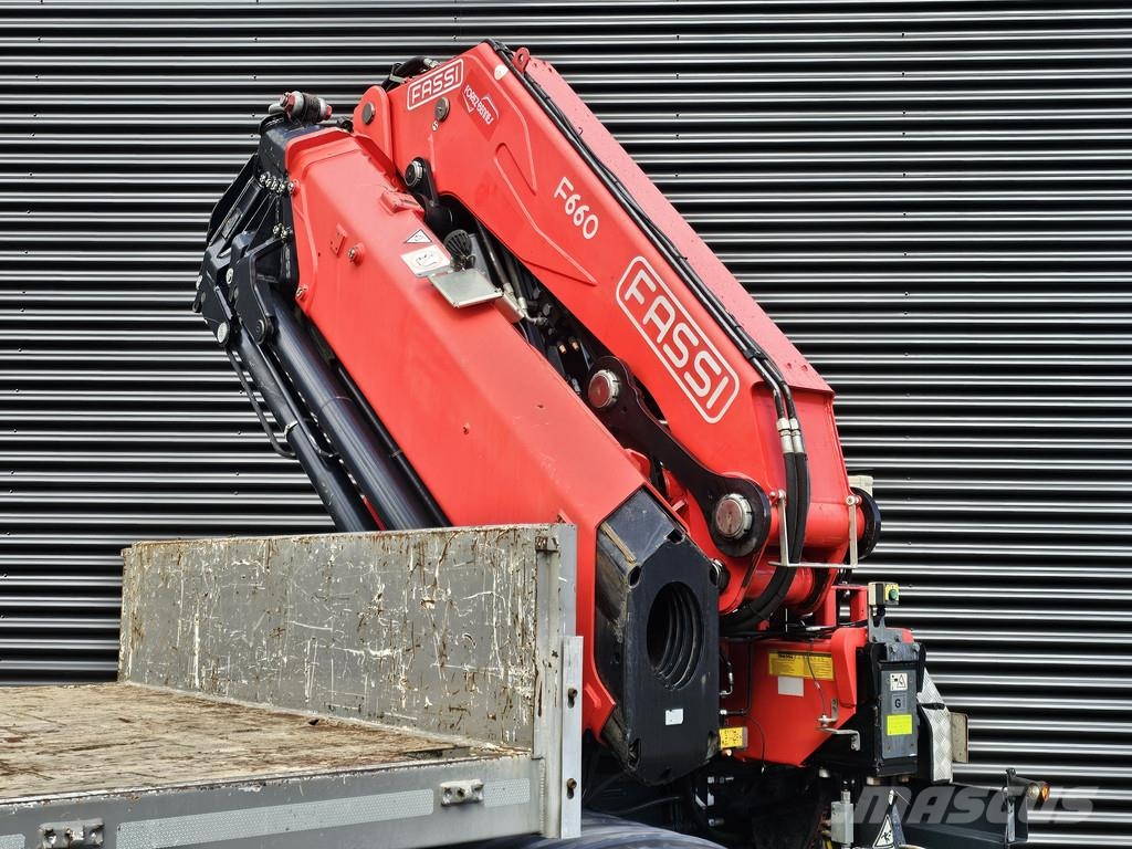 Scania G450 8x4 / RETARDER / FASSI F660 CRANE / KRAN / GR 其他貨車