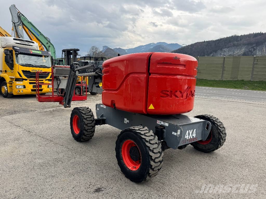 SkyJack SJ 46 Allrad 4x4 Diesel 16 Meter Teleskoparbeitsbü Nacele cu brat telescopic