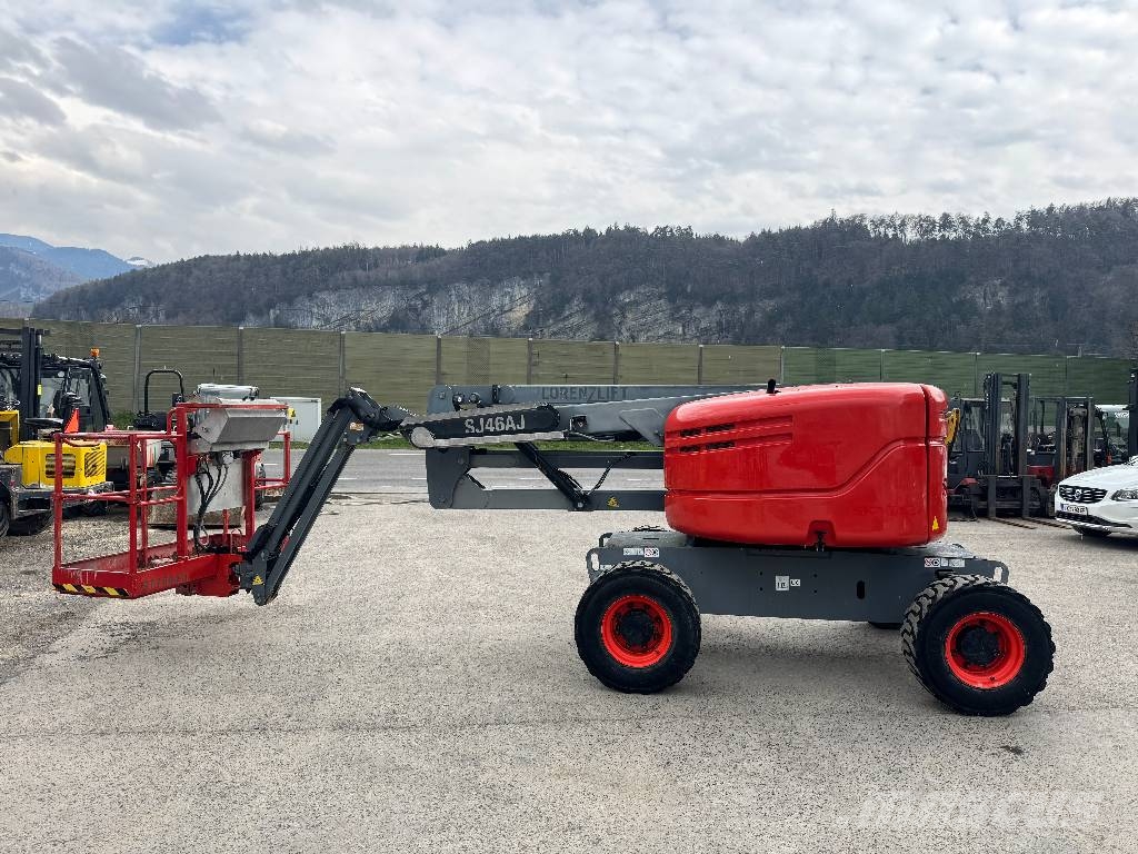 SkyJack SJ 46 Allrad 4x4 Diesel 16 Meter Teleskoparbeitsbü Nacele cu brat telescopic