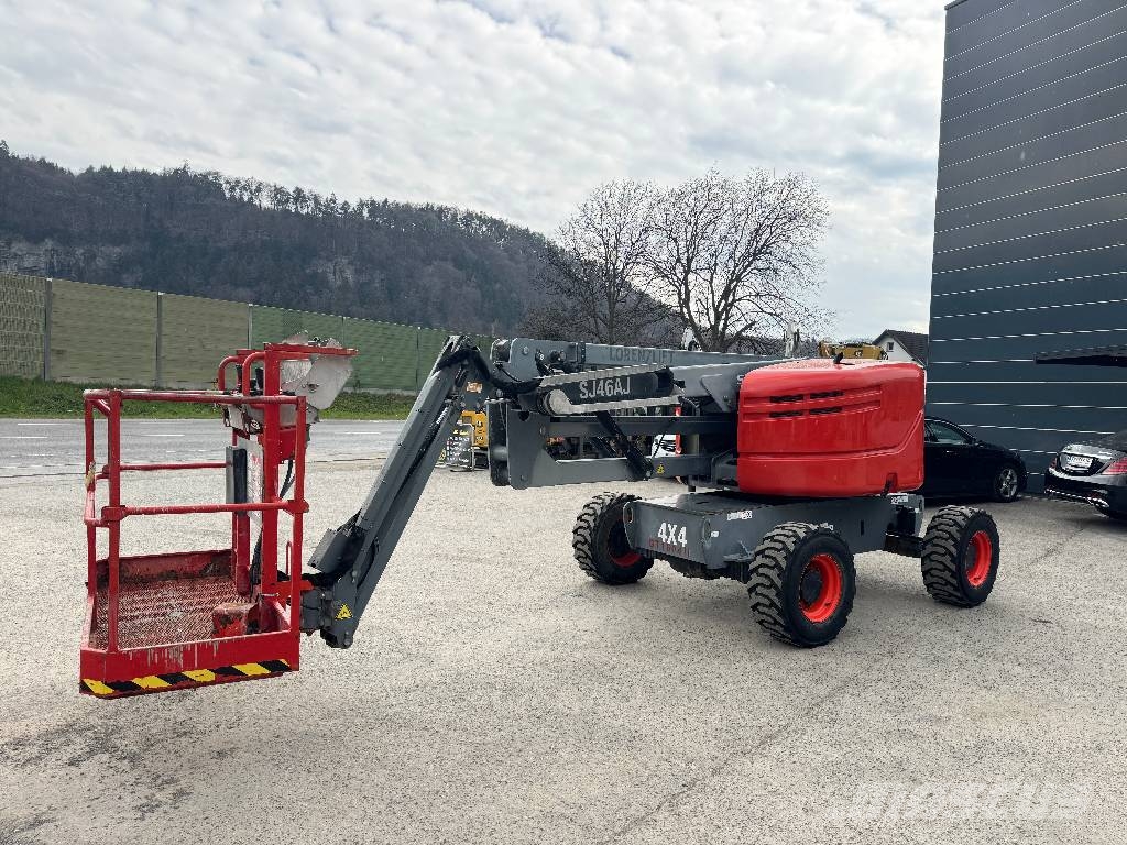 SkyJack SJ 46 Allrad 4x4 Diesel 16 Meter Teleskoparbeitsbü Nacele cu brat telescopic