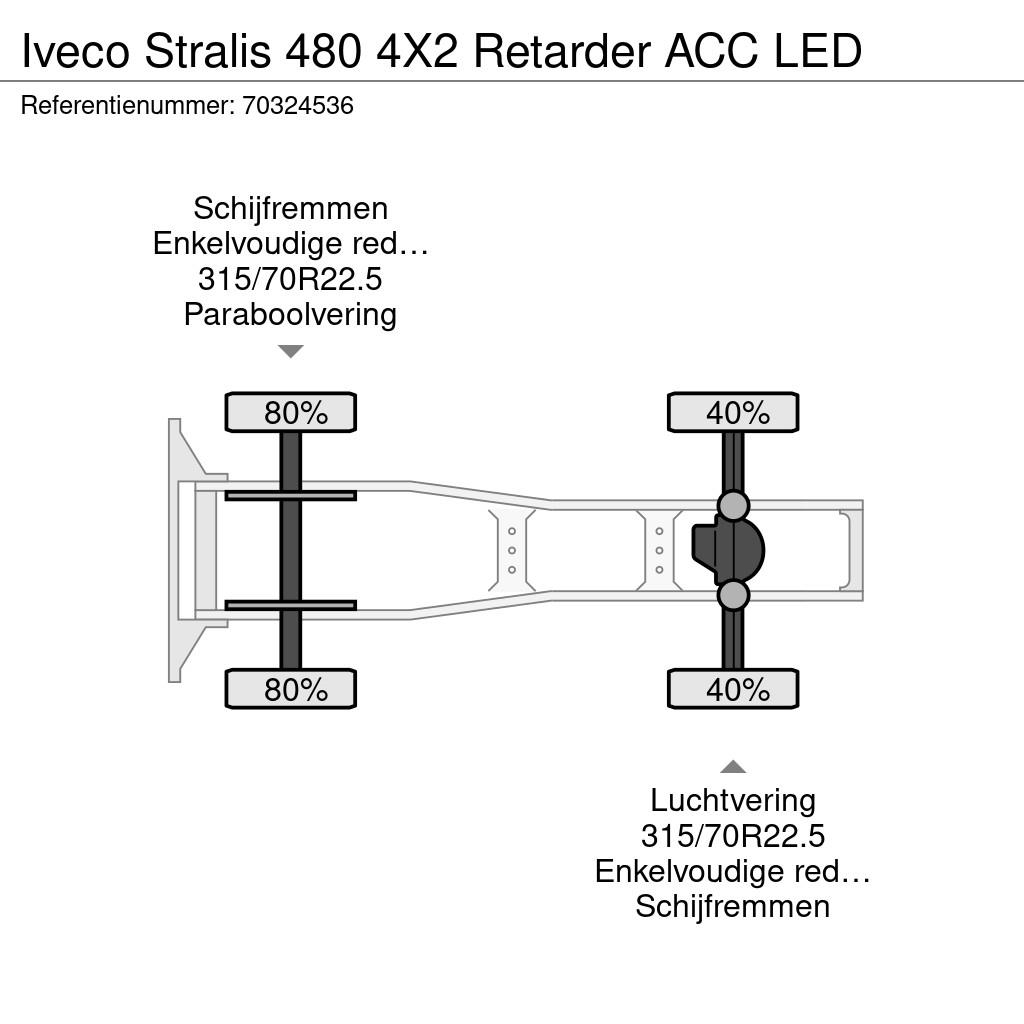 Iveco Stralis 480 4X2 Retarder ACC LED Çekiciler
