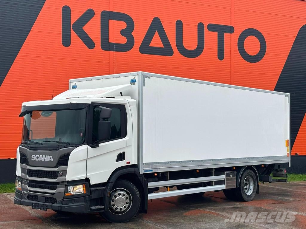 Scania P 220 4x2 BOX L=7593 mm Camiones con caja de remolque