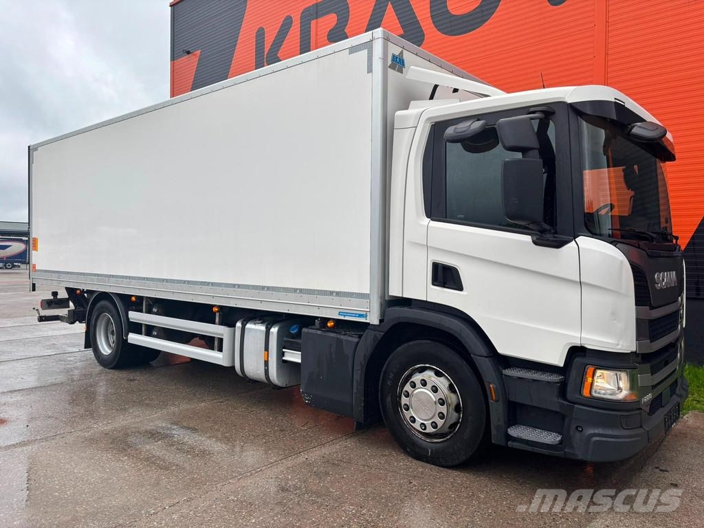 Scania P 220 4x2 BOX L=7593 mm Camiones con caja de remolque