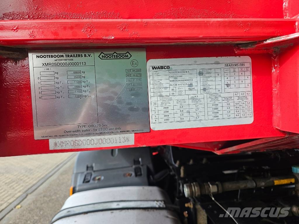 Nooteboom OSD-73-04V Telescopic Poluprikolice labudice