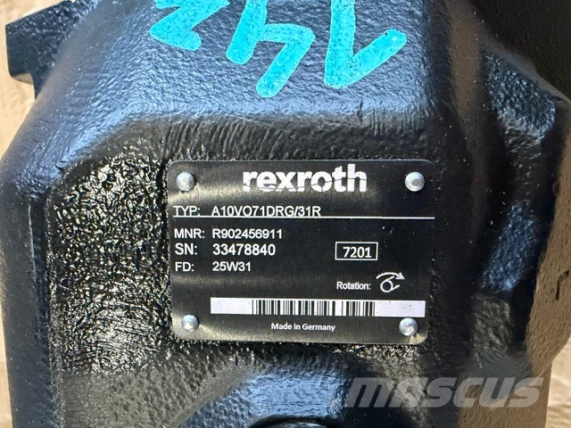 Rexroth A10V071 HYDRAULIC PUMP Hydraulik