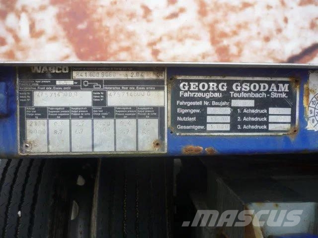  Diversen Gsodam 2 axle anhanger Prikolice platforme/otvoreni sanduk