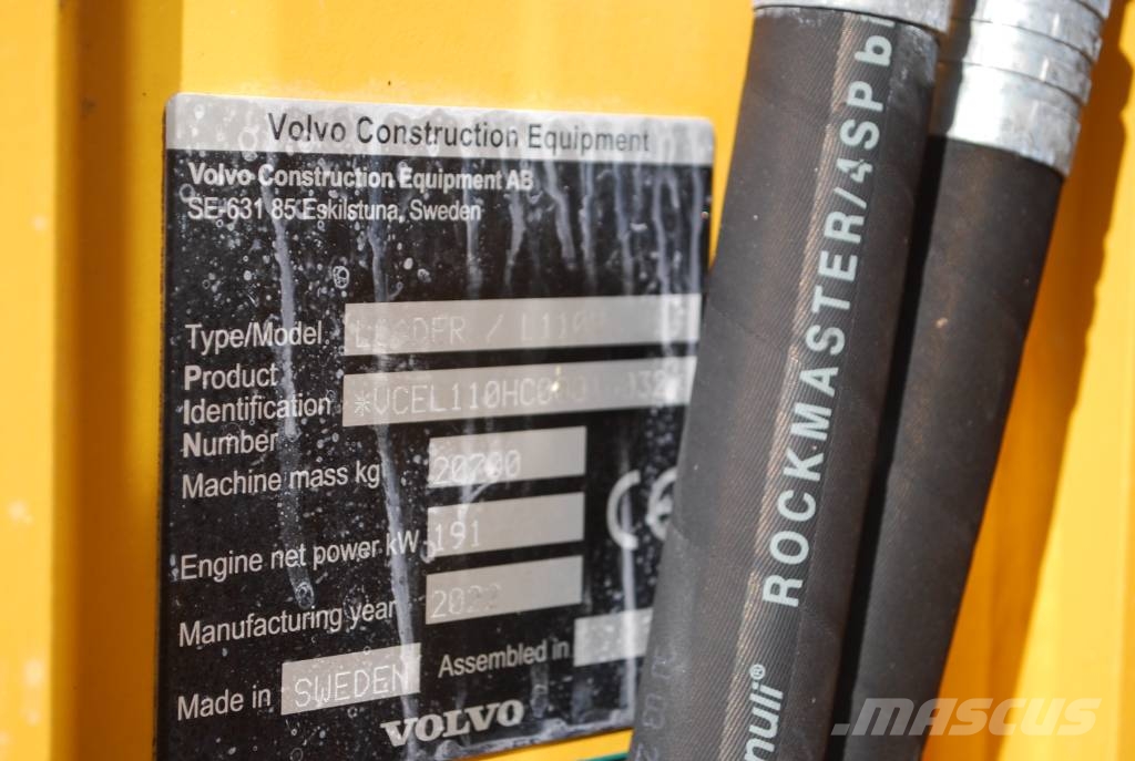 Volvo L110H Gumikerekes homlokrakodók