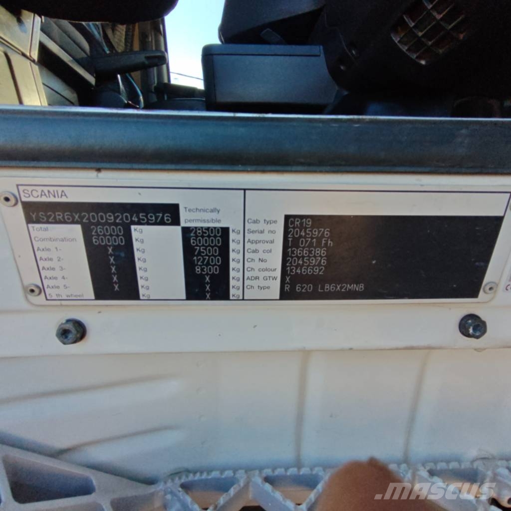 Scania R 620 Camiones elevadores de gancho
