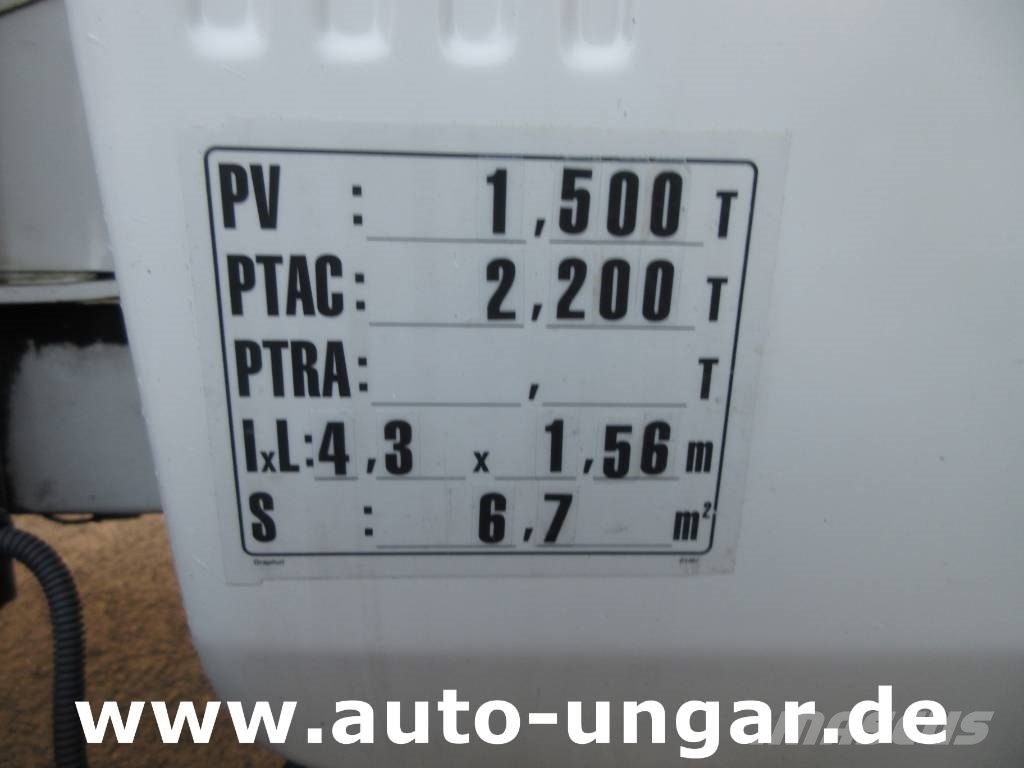Piaggio Maxxi D120 Diesel Müllwagen Bj. 2012 BOM Garbage Kamioni za otpad