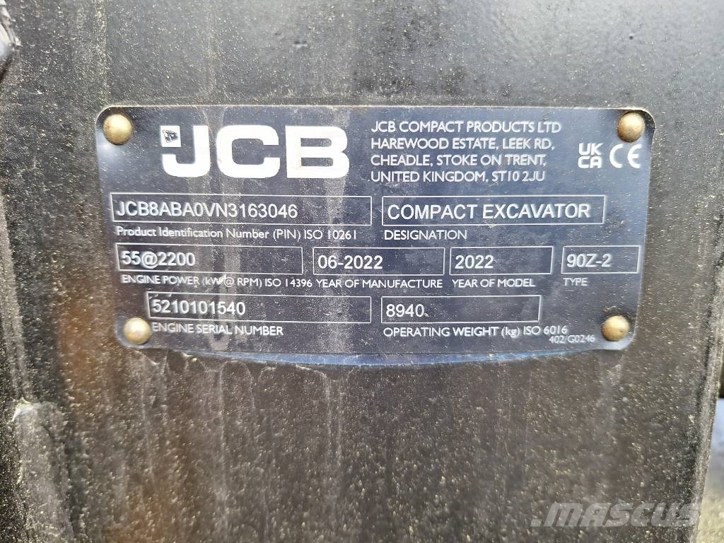 JCB 90 Z-2 Midigraafmachines 7t - 12t