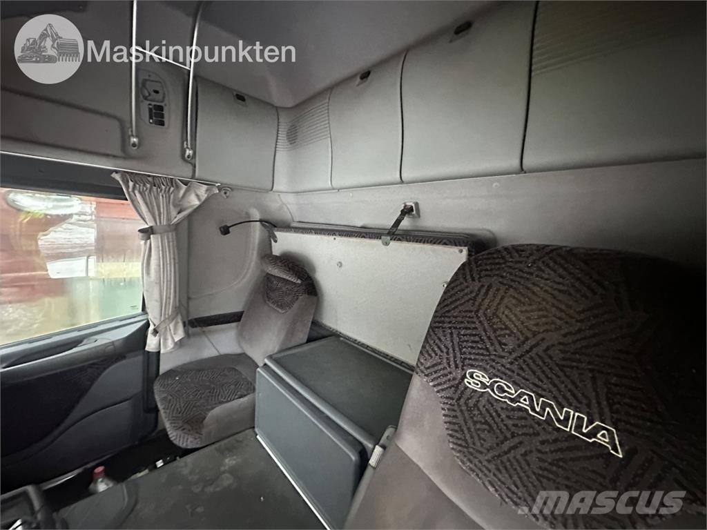 Scania R124GB6X2NZ470 훅 리프트 트럭