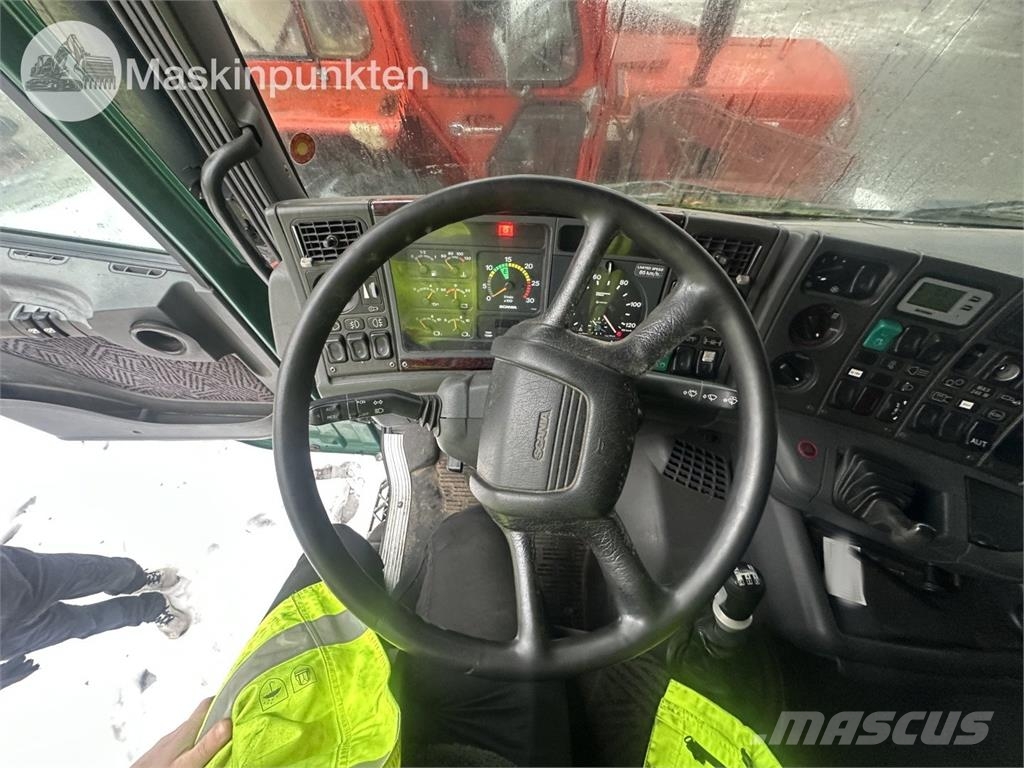 Scania R124GB6X2NZ470 훅 리프트 트럭