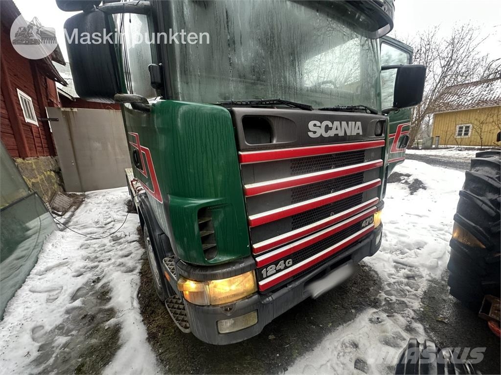 Scania R124GB6X2NZ470 훅 리프트 트럭