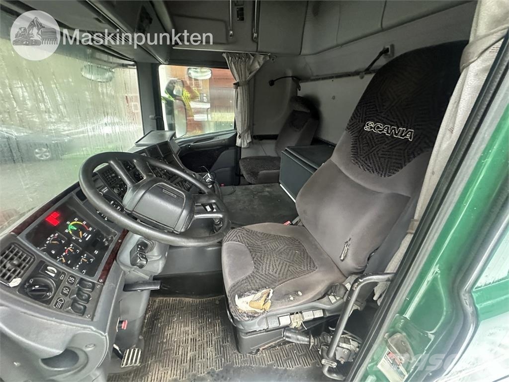 Scania R124GB6X2NZ470 훅 리프트 트럭