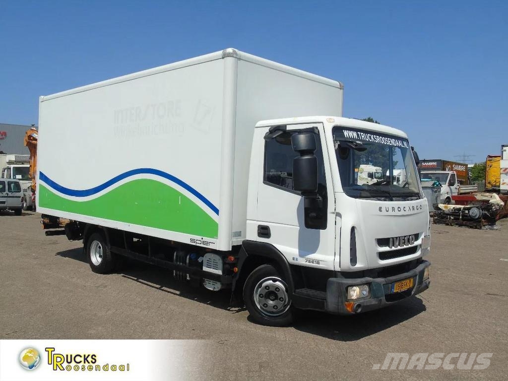 Iveco ML 75 E18 + MANUAL + EURO 5 + 3 SEATS شاحنات ذات هيكل صندوقي