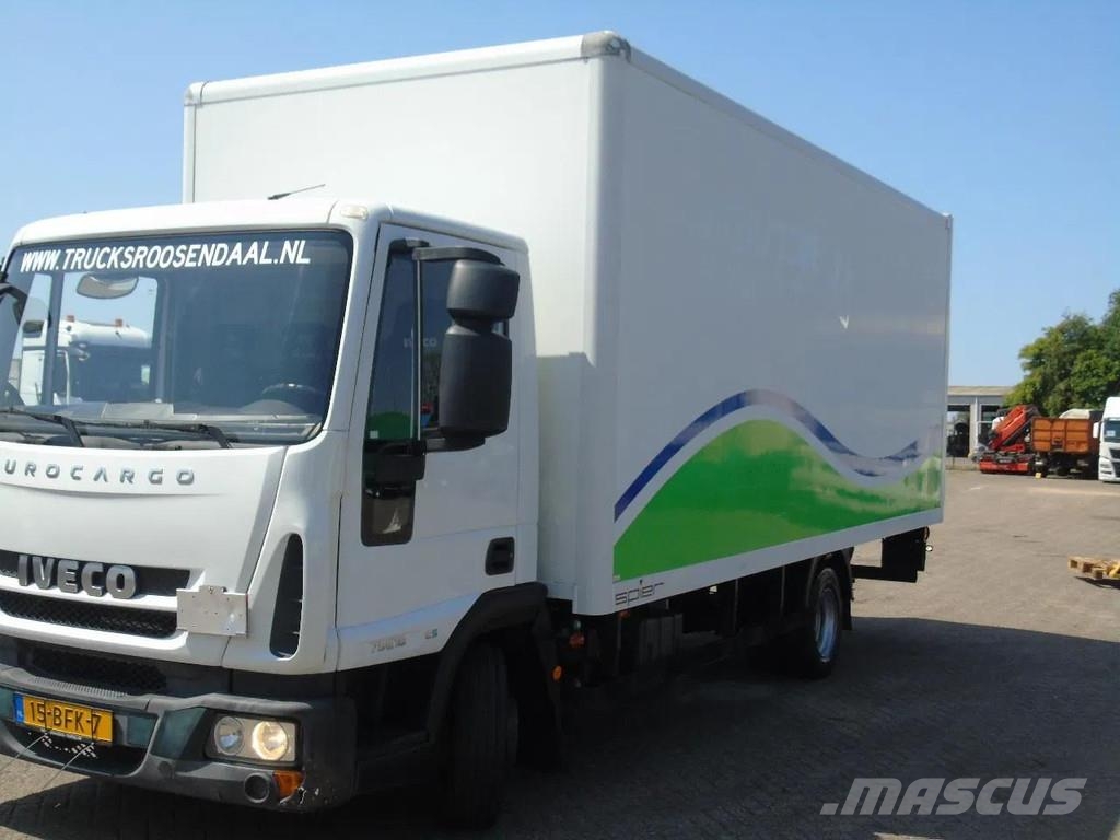 Iveco ML 75 E18 + MANUAL + EURO 5 + 3 SEATS شاحنات ذات هيكل صندوقي