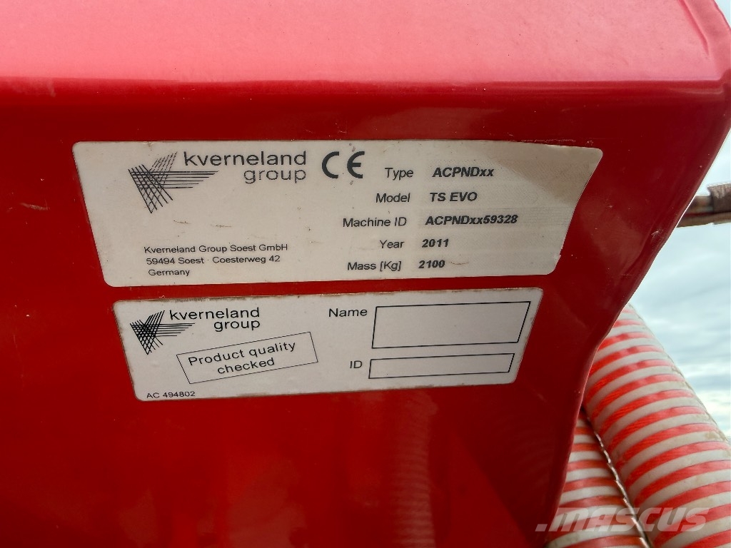 Kverneland TS 6000 Evo Sembradoras
