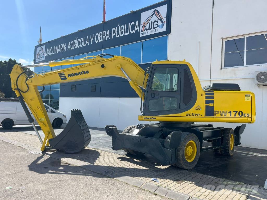 Komatsu PW 170 Excavatoare cu roti
